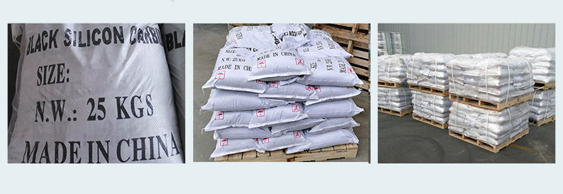 مسحوق ميكروي من كربيد السيليكون الأسود 240# -3-